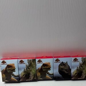 Jurassic Park McDonalds Toys, Happy Meal Toy - French From Canada - LOT of 5